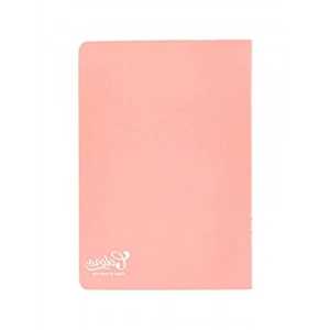 Pembe Renkli Çizgili Defter, A5 Boyut, 60 Yaprak