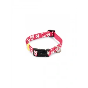 Pembe Renkli Köpek Tasması, 35-50 cm, 20 mm