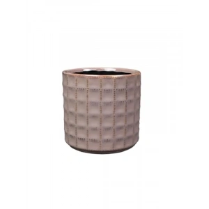 Pembe Renkli Seramik Saksı 14x13 cm