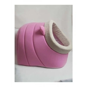 Polar Kulaklı Kedi ve Küçük Irk Köpek Yatağı, Pembe, XL