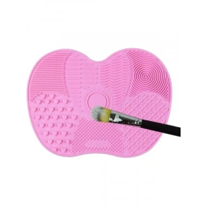 Pratik Silikon Makyaj Fırça Temizleme Pedi, 15 cm