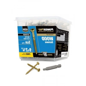 Premium Dış Mekan Ahşap ve Güverte Vidaları - 9 x 2-1/4 inç