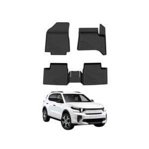 Premium Havuzlu Oto Paspas - Citroen C3 Aircross MHEV Uyumlu