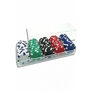 Profesyonel 100lü Poker Fişi Seti ve Saklama Çantası