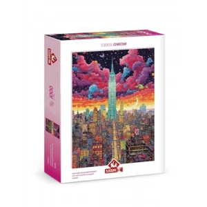 Rengarenk New York Manzaralı 1000 Parça Puzzle