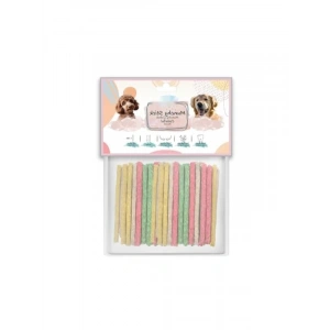 Renkli Munchy Çubuk - 12 cm Boyunda 100lü Kemik Seti