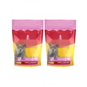 Renkli Taneli Tavuklu Yetişkin Kedi Maması 0.40 Kg 2li Paket