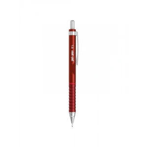 Retro Mekanizmalı Metalik Kırmızı Kalem 0.7 mm