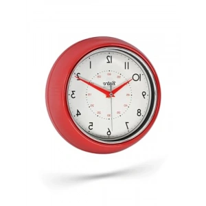 Retro Tasarım Metal Kadranlı Ev ve Ofis Saati, Bombeli Cam, 25 cm