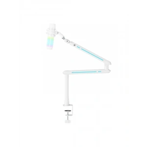 RGB Işıklı Profesyonel Mikrofon Tutucu, Amortisörlü Boom Arm Standı, 2kg Kapasite
