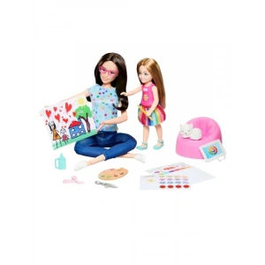 Sanat Terapisi Oyun Seti - Barbie Temalı Bebek ve Aksesuarlar