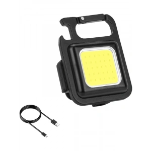 Şarj Edilebilir Mini El Feneri, LED, Mıknatıslı, Suya Dayanıklı