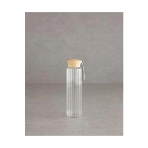 Şeffaf Cam Şişe - 550 ml, Modern Tasarım