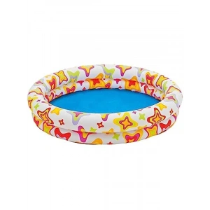 Şeffaf Meyve Desenli İki Bölmeli Havuz - 122 cm