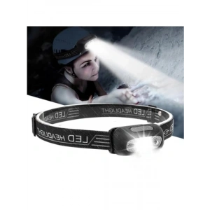 Sensörlü LED Kafa Lambası - USB Şarj Edilebilir ve Su Geçirmez