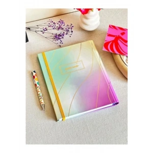 Sert Kapaklı Gizli Spiralli Defter, 192 Sayfa, 17x24 cm