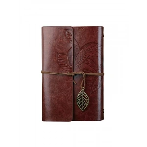 Seyahat için Doldurulabilir Vintage Not Defteri - 105 x 145 mm