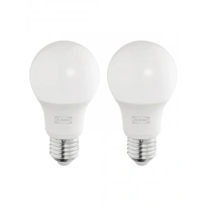 Sıcak Beyaz LED Ampul E27 - 2 Adet, 470 lm