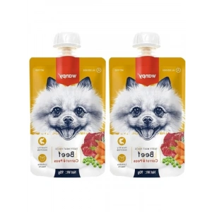 Sığır Etli ve Havuçlu Köpek Et Ezmesi, 90 gr, 2li Paket