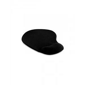 Silikon Bilek Destekli Siyah Mouse Pad - 1.2 x 23 x 28 cm