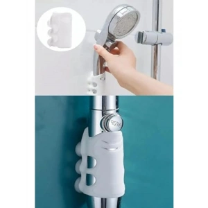 Silikon Vantuzlu Duş Başlığı Tutacağı - Pratik Banyo Askısı