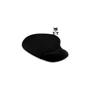 Siyah Ergonomik Suya Dayanıklı Bileklikli Mouse Pad
