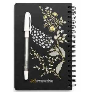 Siyah Sayfalı Premium Spiral Defter - 60 Sayfa