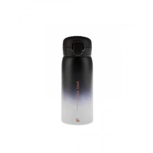 Sızdırmaz Siyah Çelik Termos - 350 ml Kapasite