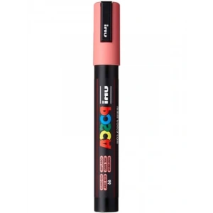 Su Bazlı Renkli Marker - Mercan Pembe - 5 m