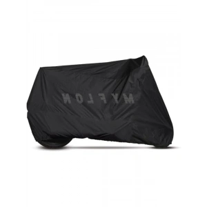 Su Geçirmez Motosiklet Brandası, Miflon Kaplı, Siyah (Medium Topcase)