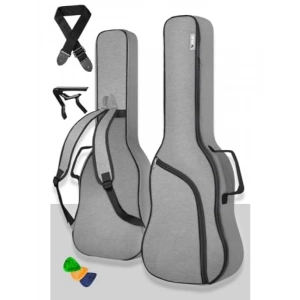 Su Geçirmez Polyester Klasik Gitar Çantası - Askı ve Aksesuarlar Dahil