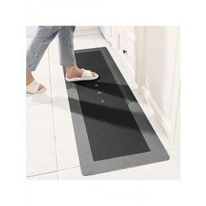 Süper Emici Kaymaz Banyo Paspası - Koyu Gri, 45 cm x 149 cm