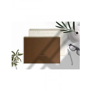 Tarihsiz Spiralli Planlayıcı - 110gr Ivory Kağıt, 21x29.7 cm