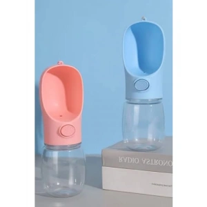 Taşınabilir, Butonlu 350 ml Evcil Hayvan Suluğu
