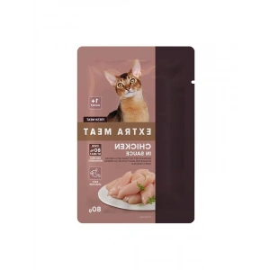 Tavuk Etli Kedi Yaş Maması - 80 Gr x 24 Adet