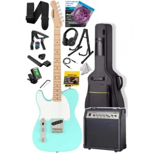 Tele Kasa Elektro Gitar Seti - 30W Amfili ve 2 Single-Coil Manyetik