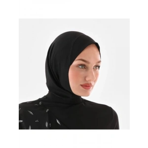 Tesettür Uyumlu Siyah Şal Bone