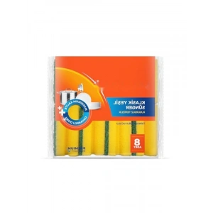 Tırnak Koruyuculu Bulaşık Süngeri - 8li Paket