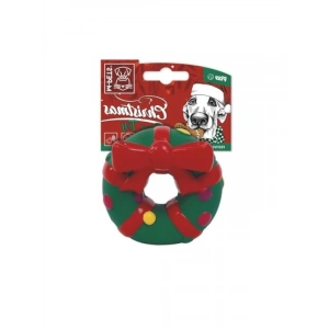 Toksik Olmayan Güvenli Köpek Oyuncağı - Christmas Festive Wreath