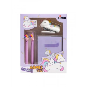Unicorn Temalı Kırtasiye Seti - Renkli ve Eğlenceli