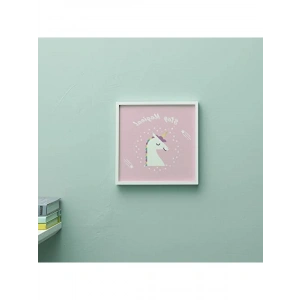 Unicorn Temalı Yapışkanlı Bebek Odası Dekorasyonu - 20x20 cm