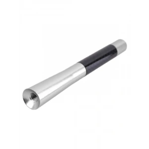 Universal Gri Karbon Fiber Oto Radyo Anteni 12 cm