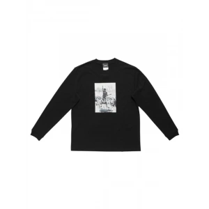 Uzun Kollu Siyah T-Shirt - S