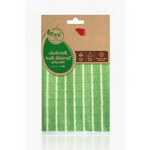 Uzun Ömürlü Mikrofiber Bambu Temizlik Bezi
