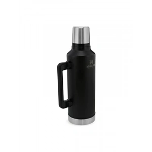 Vakumlu Çelik Termos - Mat Siyah, 2.3 Litre, 48 Saat Isı Koruma
