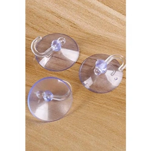 Vantuzlu Askı - 100 Adet Cam Vantuz 3 cm
