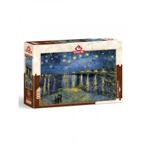 Vincent Van Gogh Yıldızlı Gece 1000 Parça Puzzle