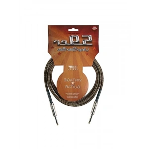 Vintage Örgülü Gitar Kablo - 3m Uzunluk