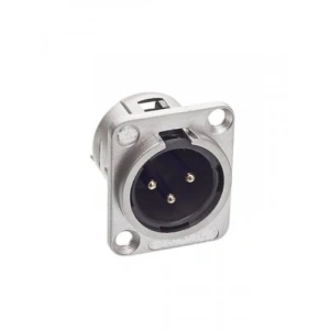 XLR ŞASE Erkek Canon 3 Pinli Konnektör