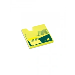 Yapışkan Notluk 75x75 mm, Fosforlu Sarı, Non-Toxic